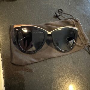 Prive Revaux sunglasses- black and gold polarized